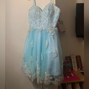Cinderella mini quince dress